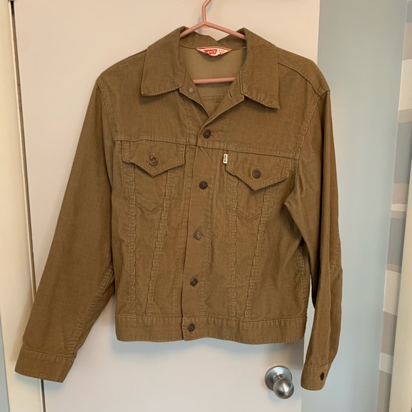 Vintage Levi Tan Corduroy Jacket 